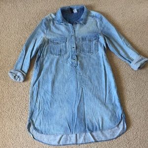HM Divided Women’s Chambray Tunic Short Dress SM